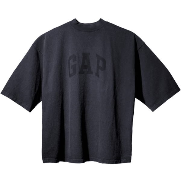 Yeezy Gap Engineered by Balenciaga Dove 3/4 Sleeve Tee Black Shirts & Tops