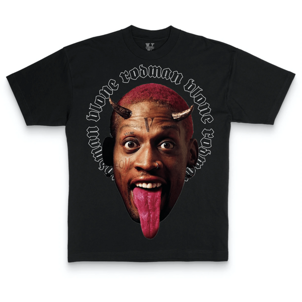 Vlone Rodman Devil T-shirt Black Shirts & Tops