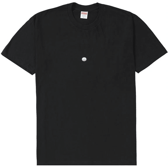 Supreme Sticker Tee Black Shirts & Tops