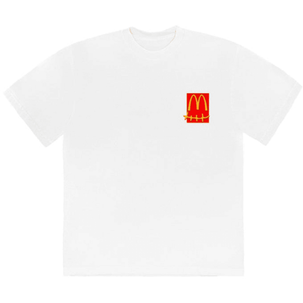 Travis Scott x McDonald's Action Figure Series T-Shirt White Shirts & Tops