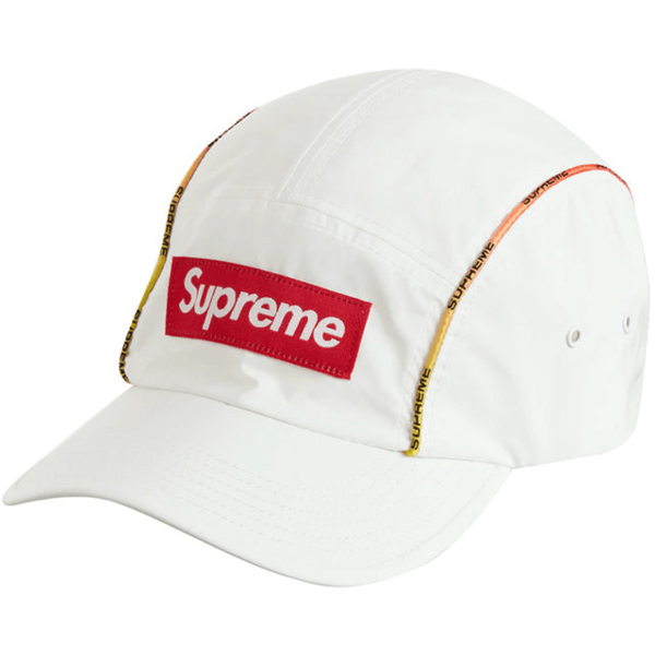Supreme Gradient Piping Camp Cap White Hats
