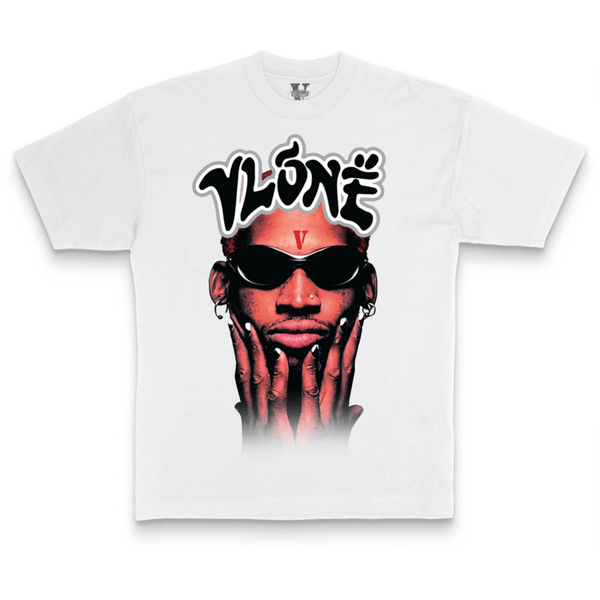 Vlone Rodman Logo T-shirt White Shirts & Tops