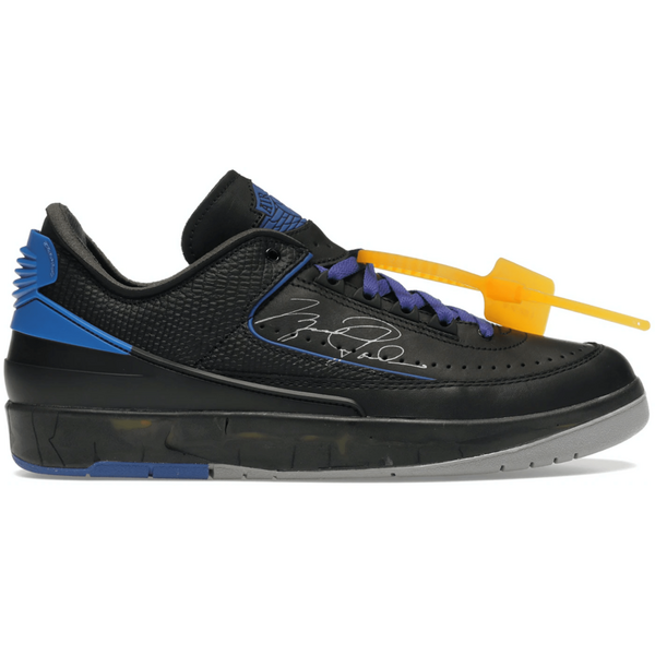 Jordan 2 Retro Low SP Off-White Black Blue Shoes
