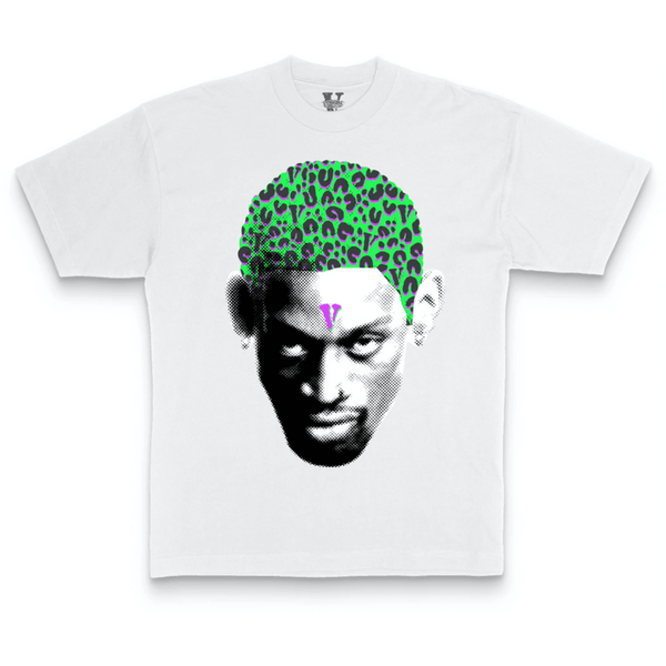 Vlone Rodman Cheetah T-shirt White Shirts & Tops