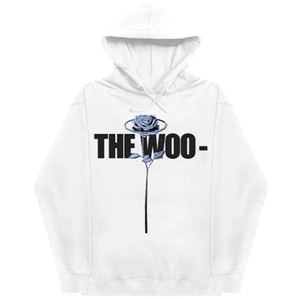 Pop Smoke x Vlone The Woo Hoodie White Sweatshirts